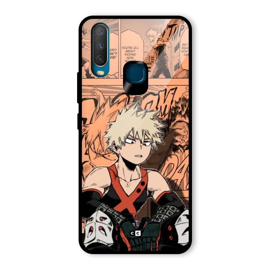 Bakugo Anime Manga Glass Back Case for Vivo Y15