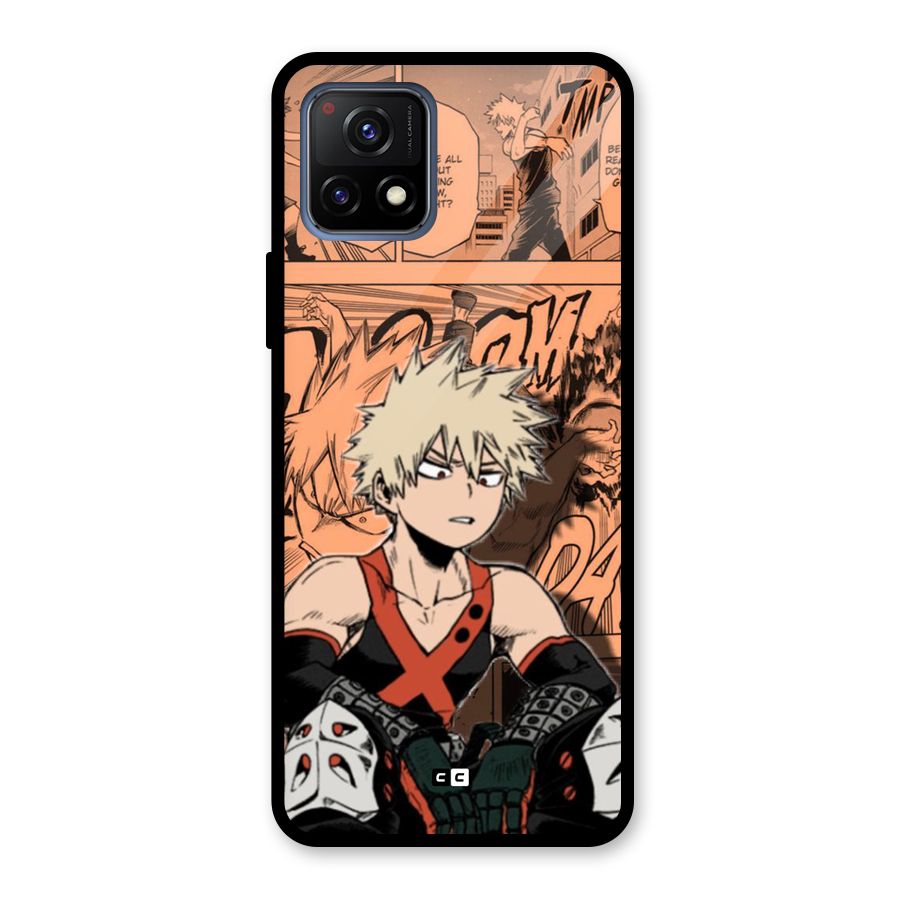 Bakugo Anime Manga Glass Back Case for Vivo Y72 5G