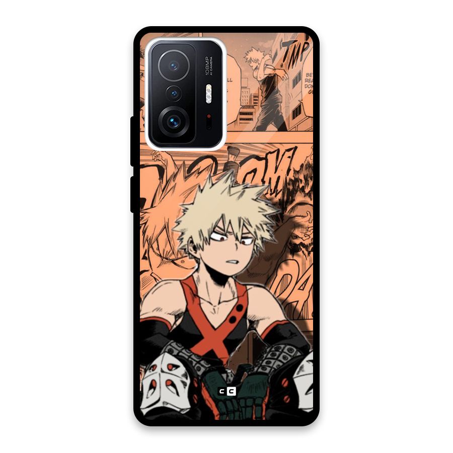 Bakugo Anime Manga Glass Back Case for Xiaomi 11T Pro
