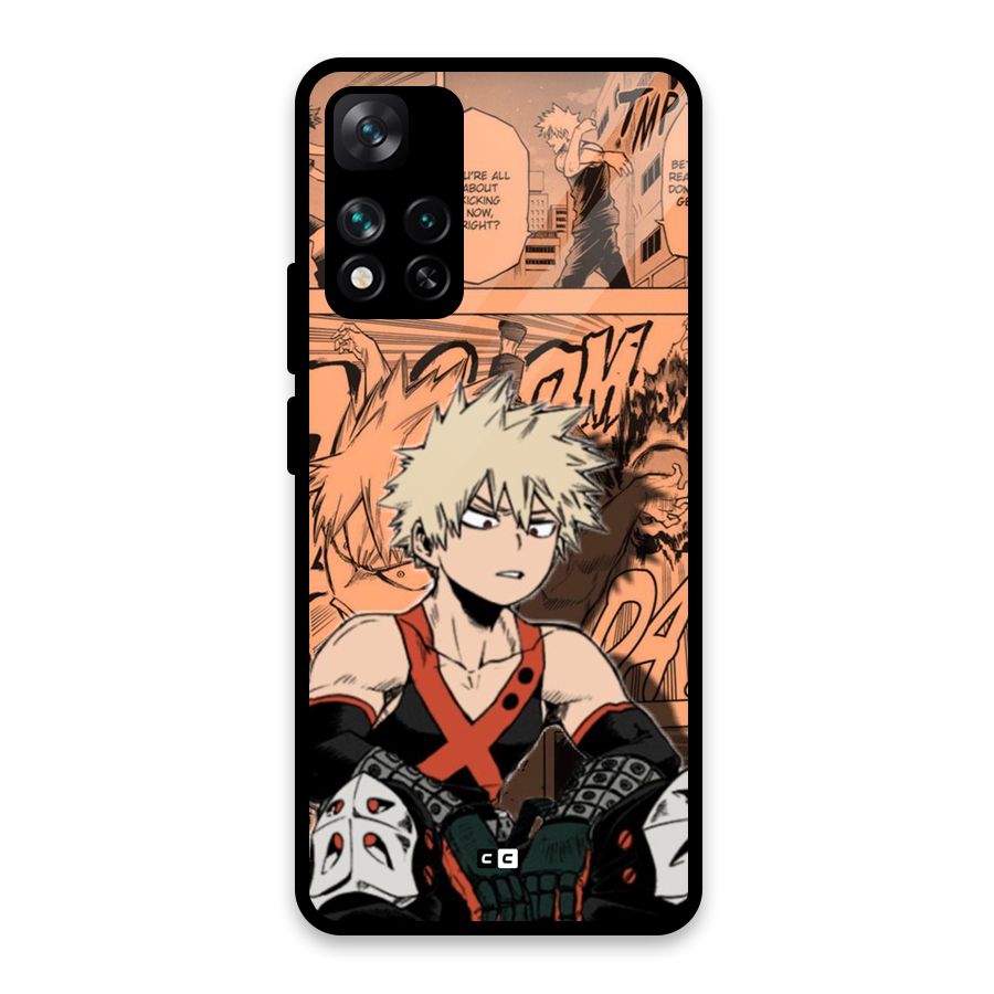 Bakugo Anime Manga Glass Back Case for Xiaomi 11i HyperCharge 5G