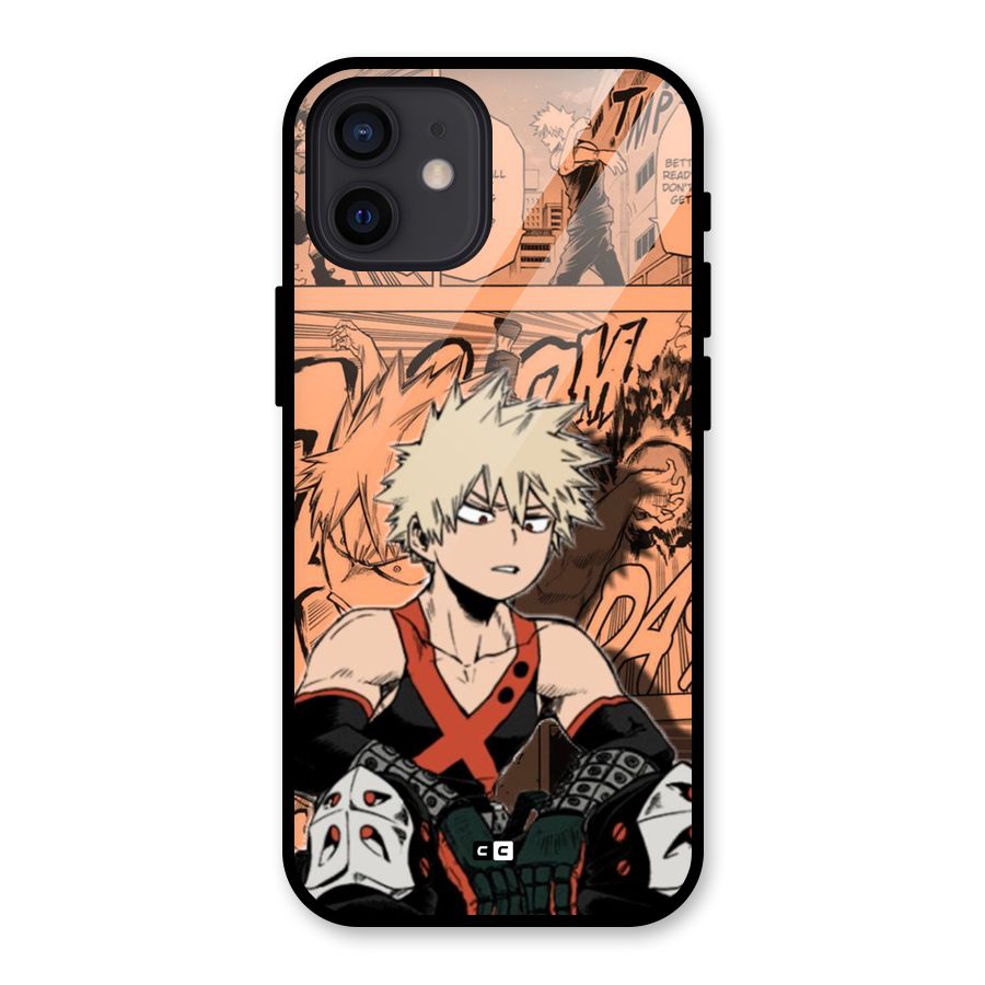 Bakugo Anime Manga Glass Back Case for iPhone 12