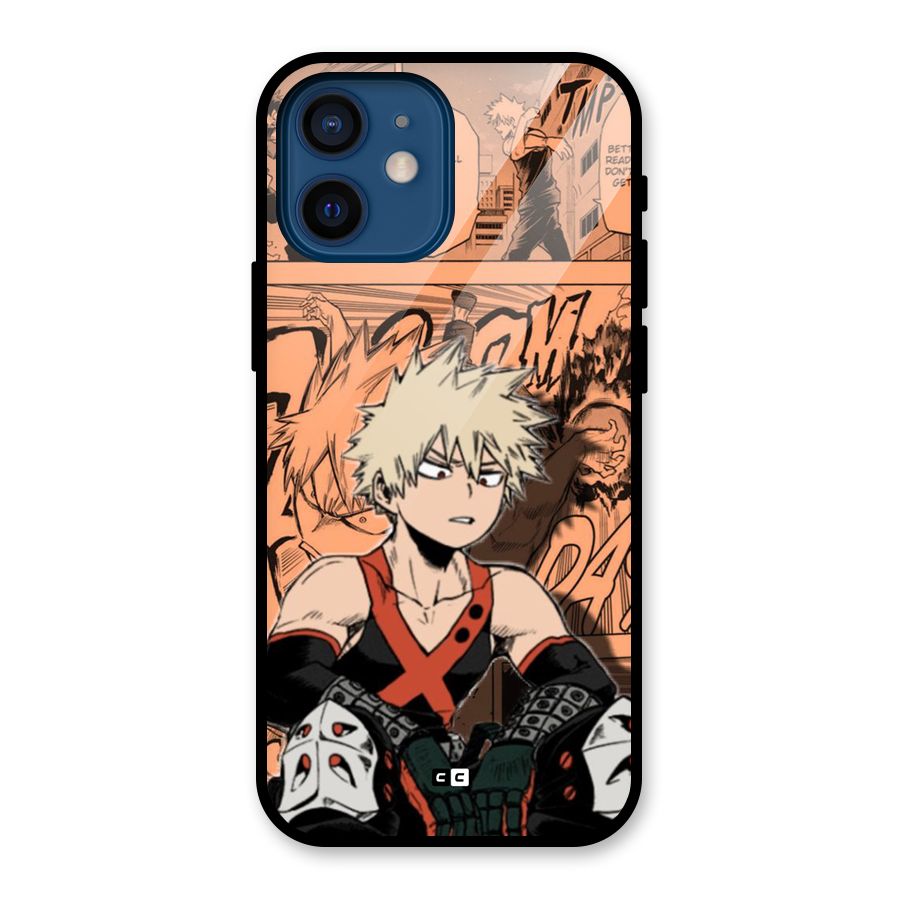 Bakugo Anime Manga Glass Back Case for iPhone 12 Mini