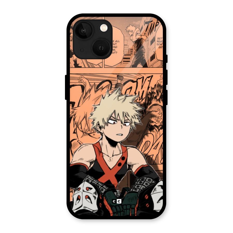Bakugo Anime Manga Glass Back Case for iPhone 13