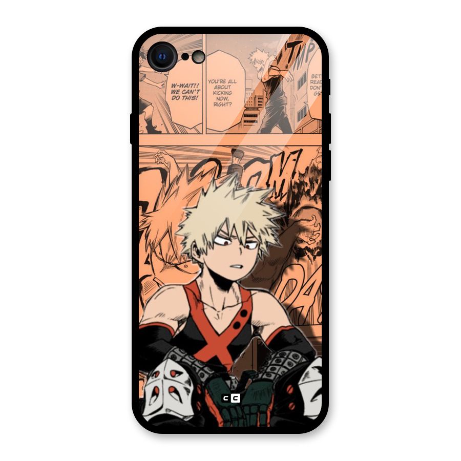 Bakugo Anime Manga Glass Back Case for iPhone 7