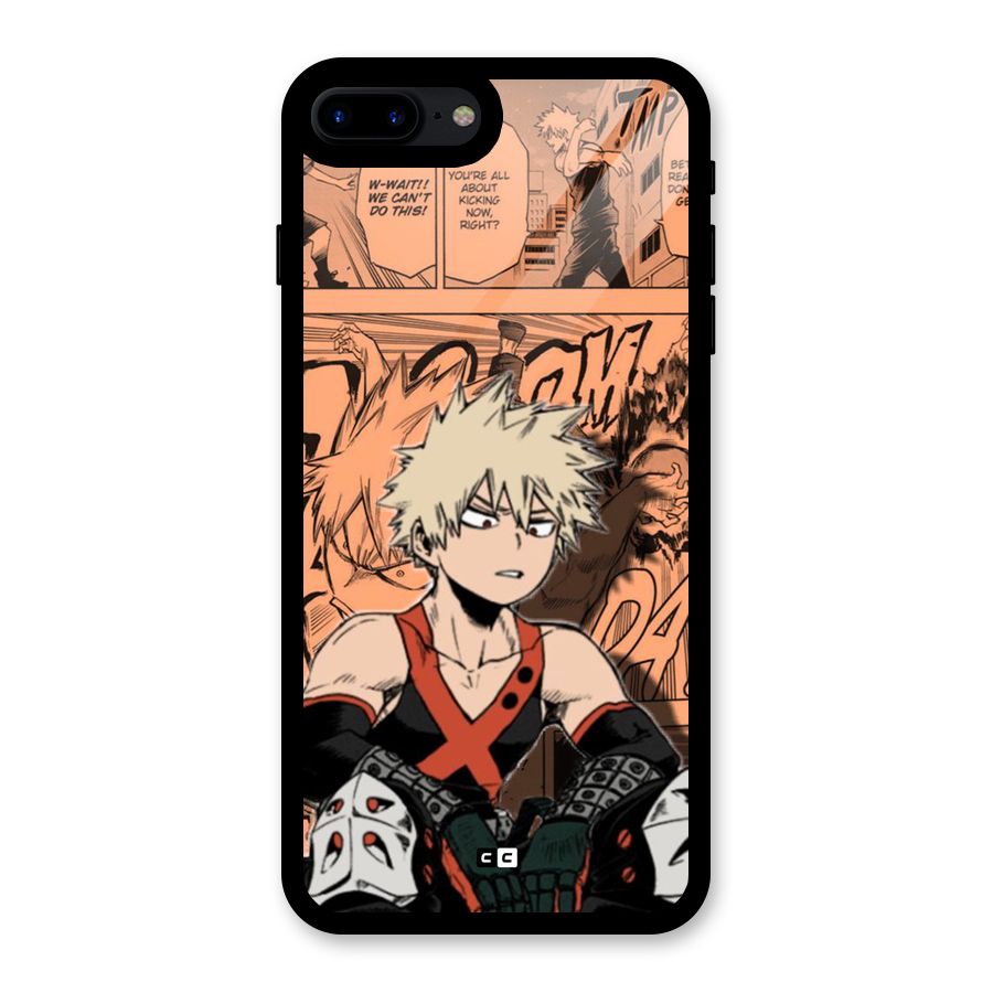 Bakugo Anime Manga Glass Back Case for iPhone 8 Plus
