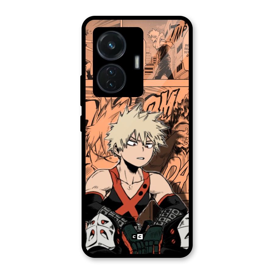 Bakugo Anime Manga Glass Back Case for iQOO Z6 44W