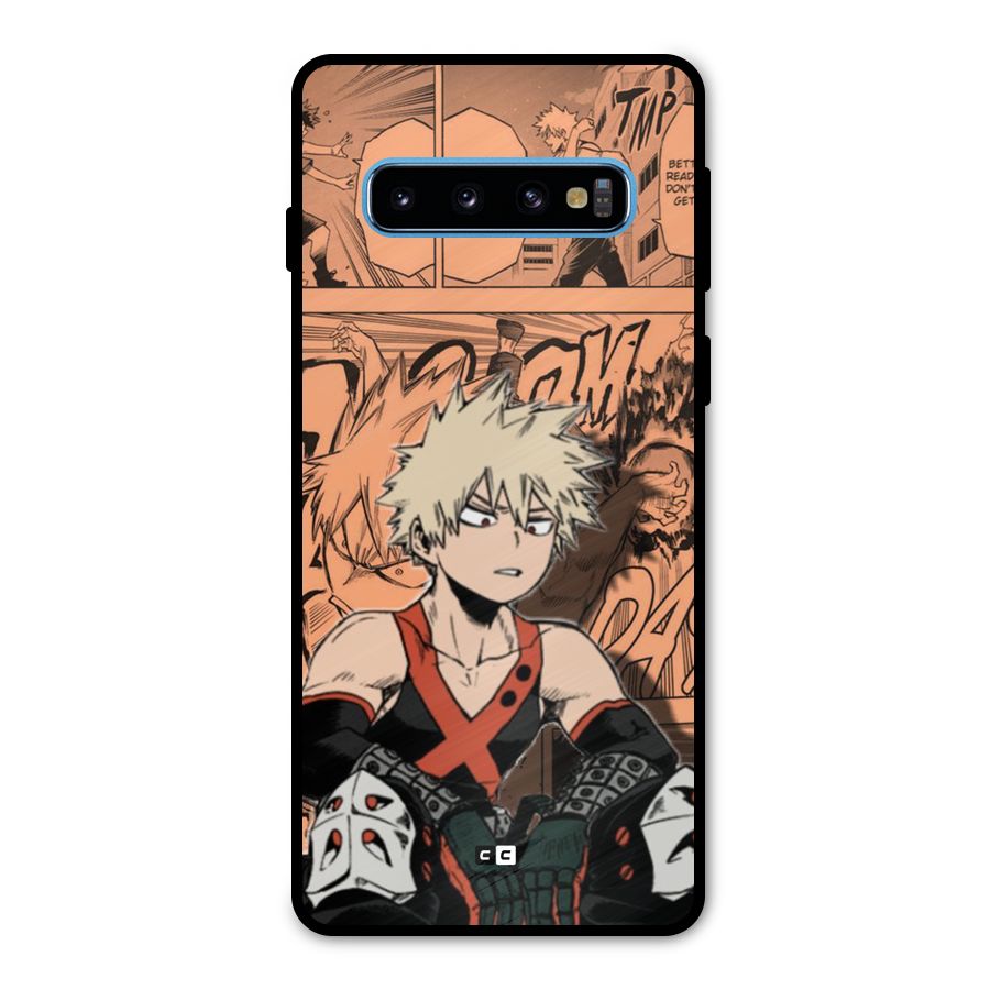 Bakugo Anime Manga Metal Back Case for Galaxy S10