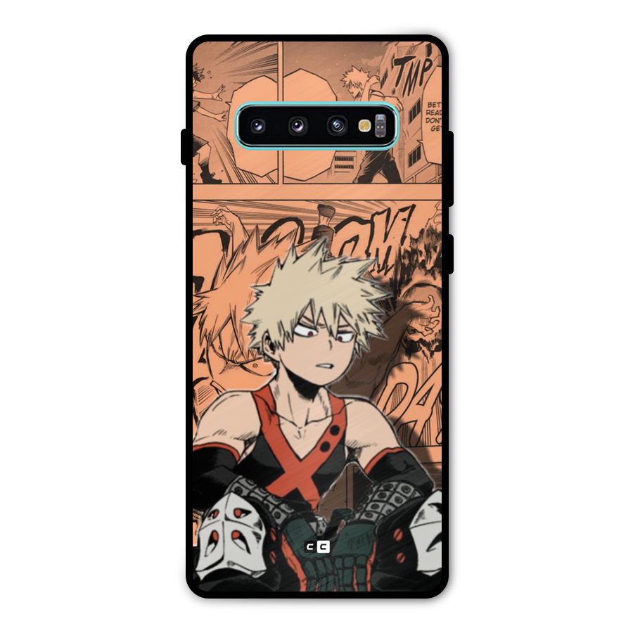 Bakugo Anime Manga Metal Back Case for Galaxy S10 Plus