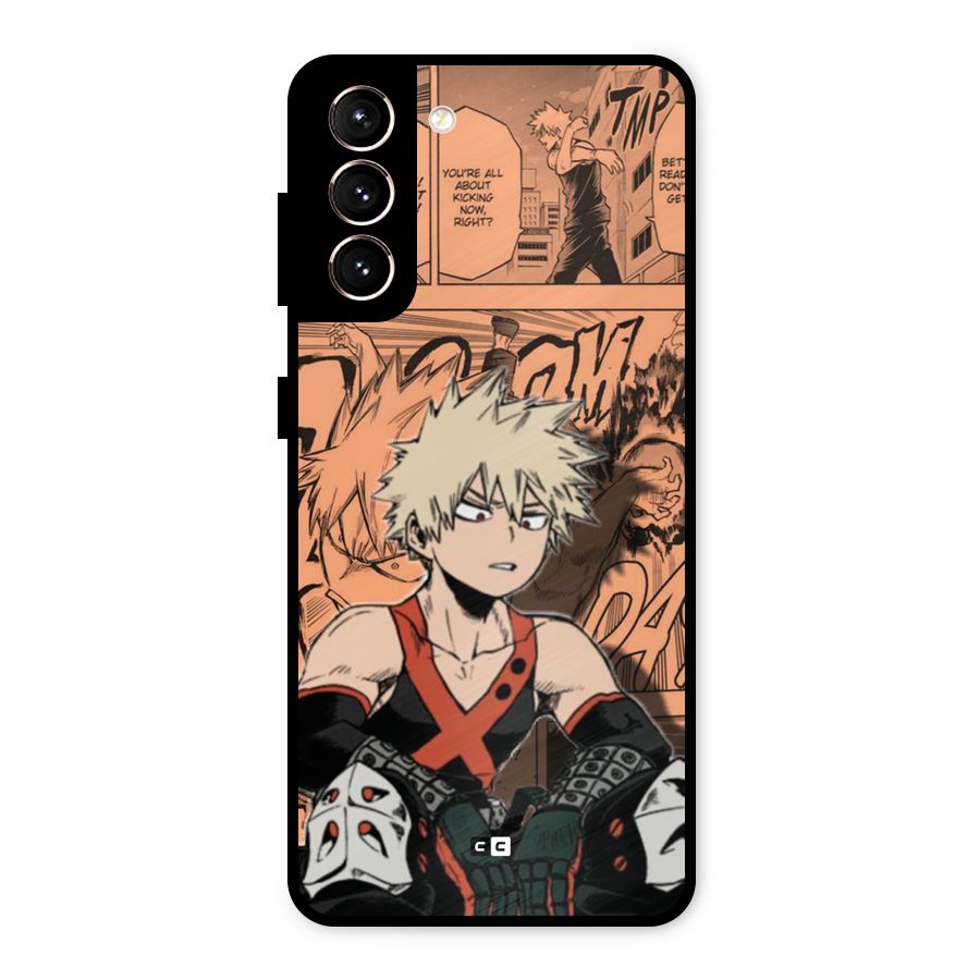Bakugo Anime Manga Metal Back Case for Galaxy S21 5G