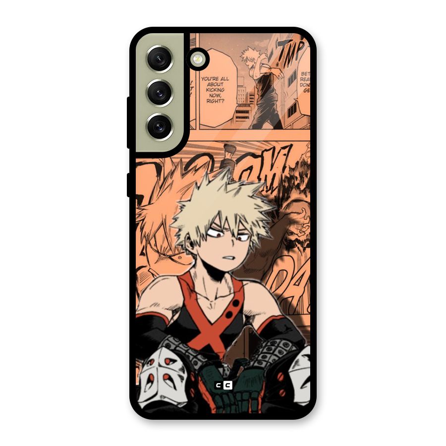 Bakugo Anime Manga Metal Back Case for Galaxy S21 FE 5G (2023)