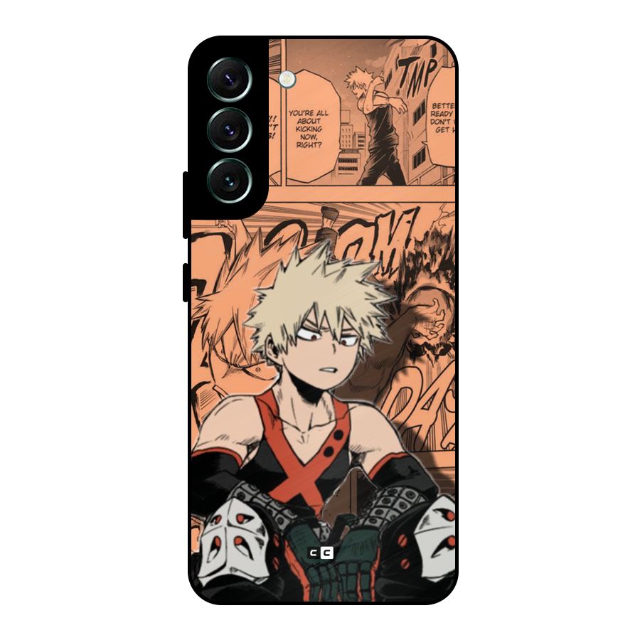 Bakugo Anime Manga Metal Back Case for Galaxy S22 Plus 5G