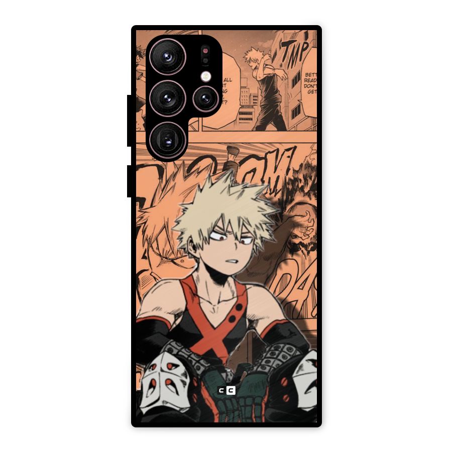 Bakugo Anime Manga Metal Back Case for Galaxy S22 Ultra 5G