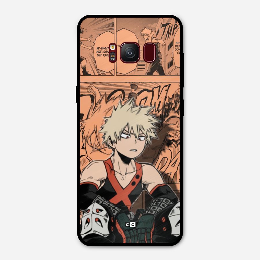 Bakugo Anime Manga Metal Back Case for Galaxy S8