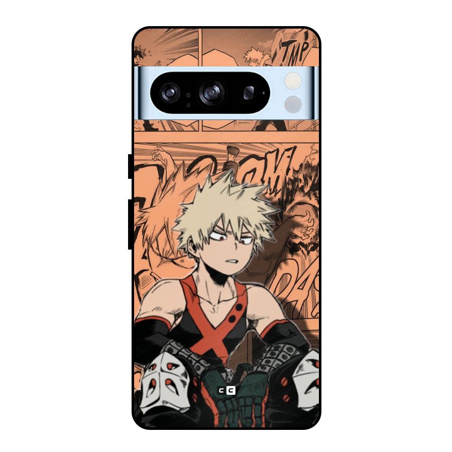 Bakugo Anime Manga Metal Back Case for Google Pixel 8 Pro
