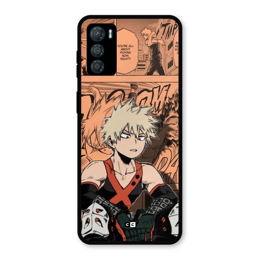 Bakugo Anime Manga Metal Back Case for Moto G42