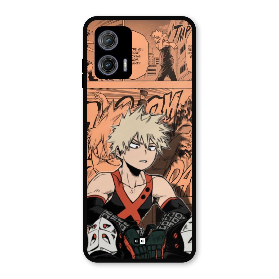 Bakugo Anime Manga Metal Back Case for Moto G73