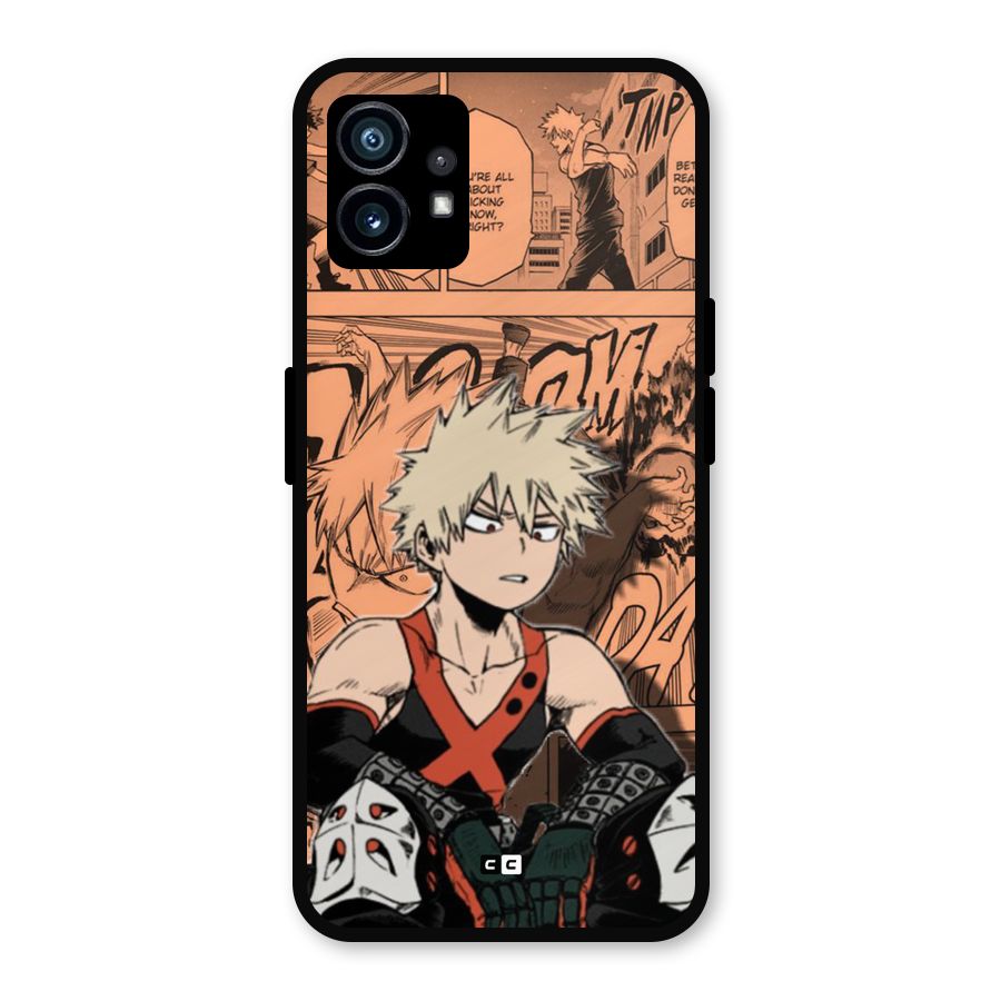 Bakugo Anime Manga Metal Back Case for Nothing Phone 1