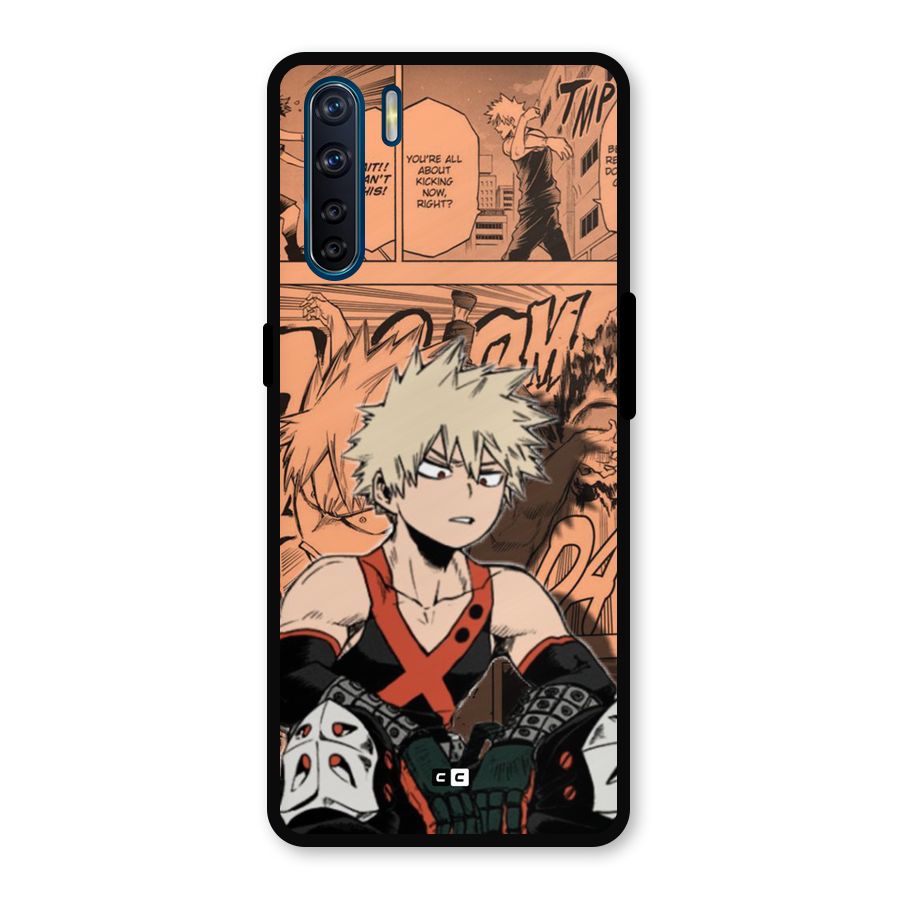 Bakugo Anime Manga Metal Back Case for Oppo F15