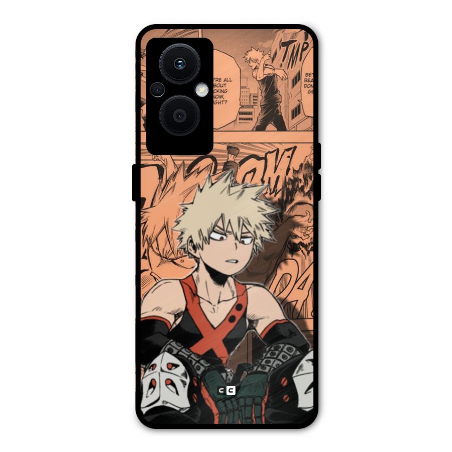 Bakugo Anime Manga Metal Back Case for Oppo F21 Pro 5G