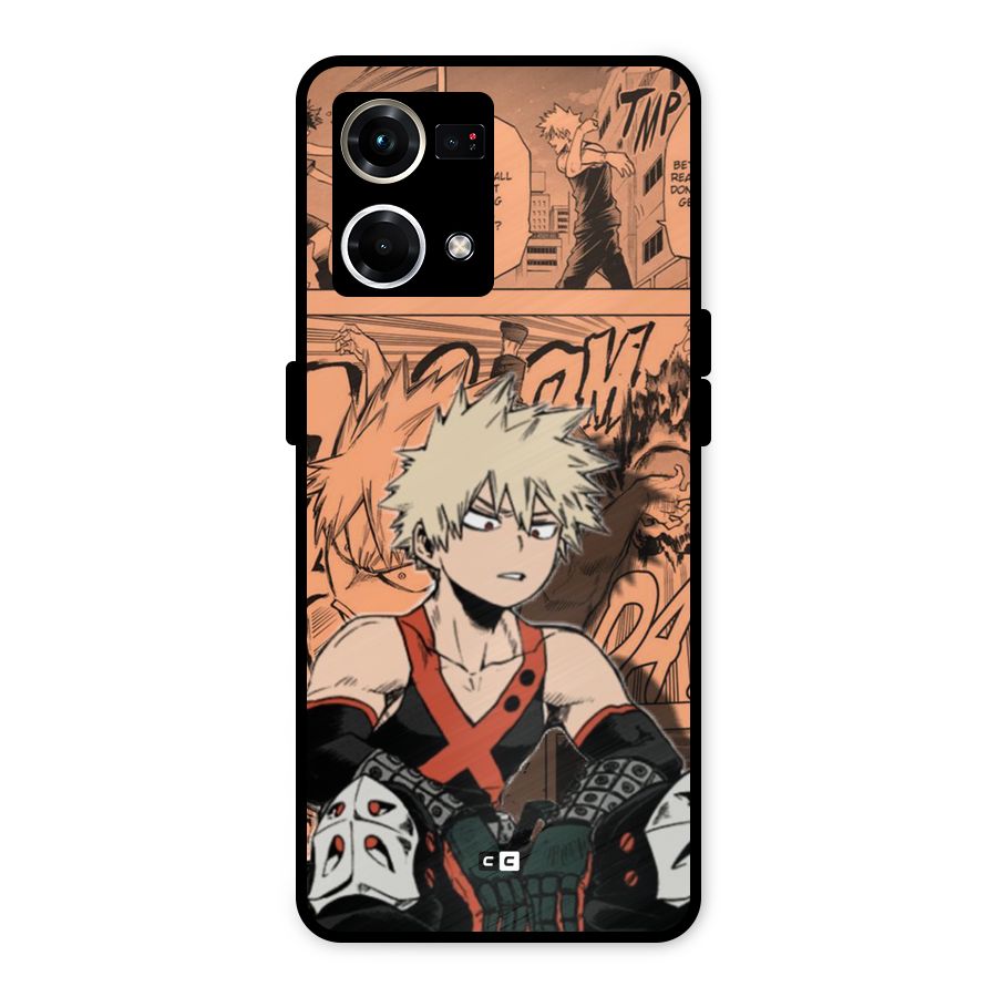 Bakugo Anime Manga Metal Back Case for Oppo F21s Pro 4G