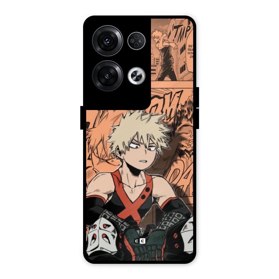 Bakugo Anime Manga Metal Back Case for Oppo Reno8 Pro 5G