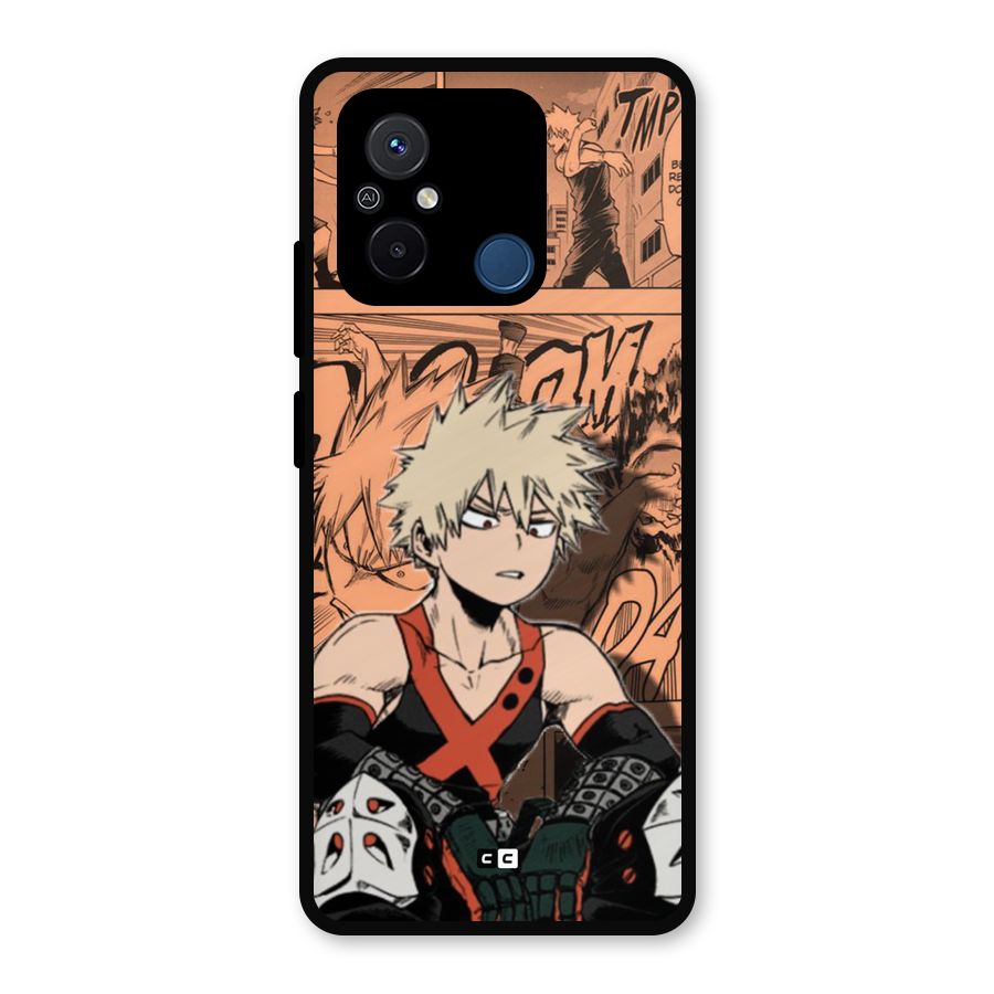 Bakugo Anime Manga Metal Back Case for Poco C55
