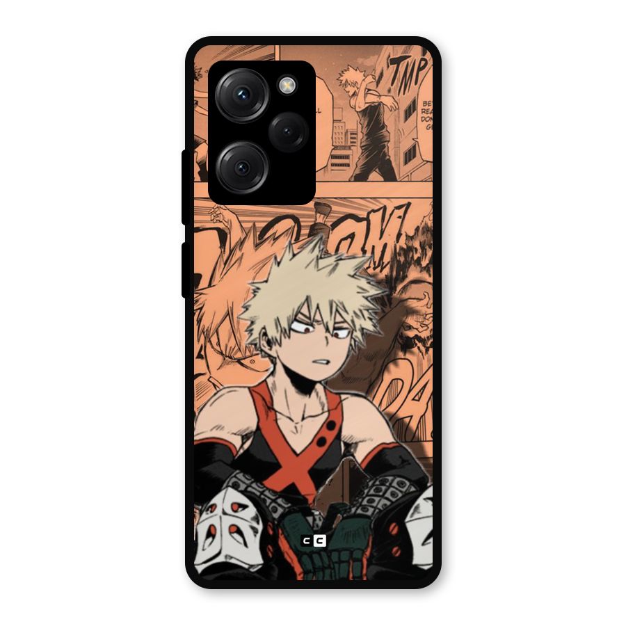 Bakugo Anime Manga Metal Back Case for Poco X5 Pro