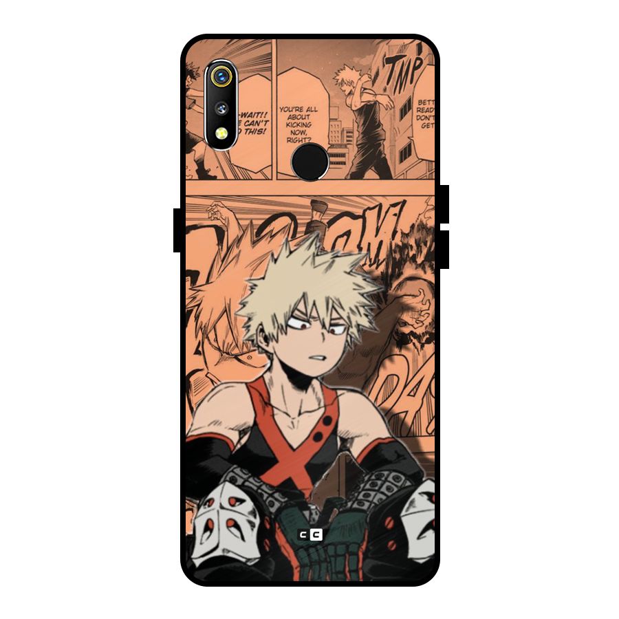Bakugo Anime Manga Metal Back Case for Realme 3