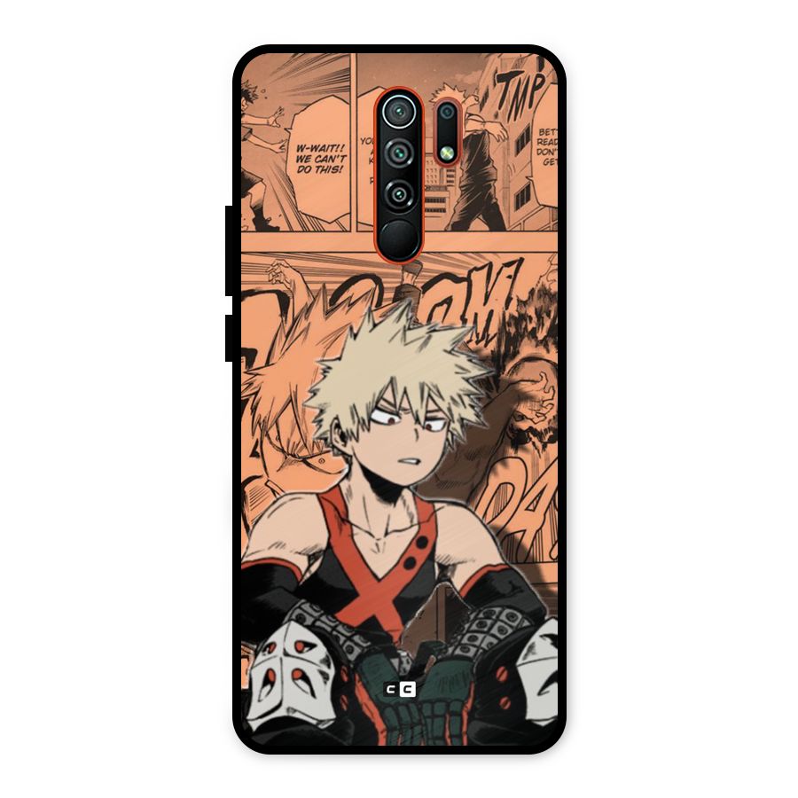Bakugo Anime Manga Metal Back Case for Redmi 9 Prime