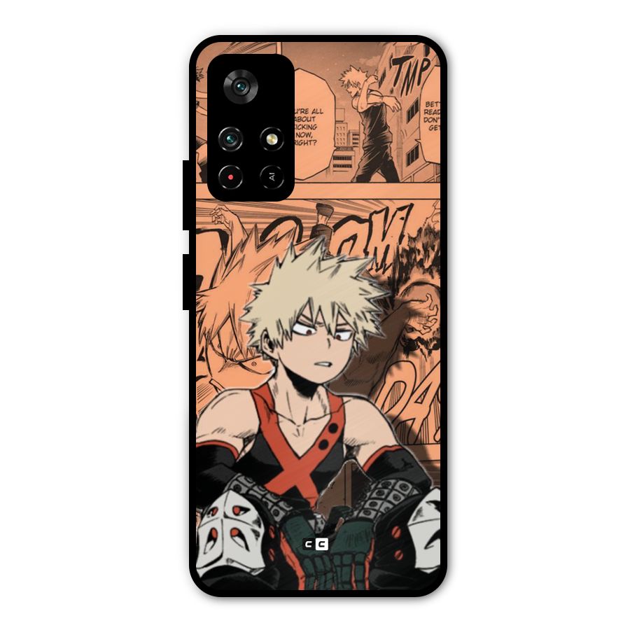 Bakugo Anime Manga Metal Back Case for Redmi Note 11T 5G