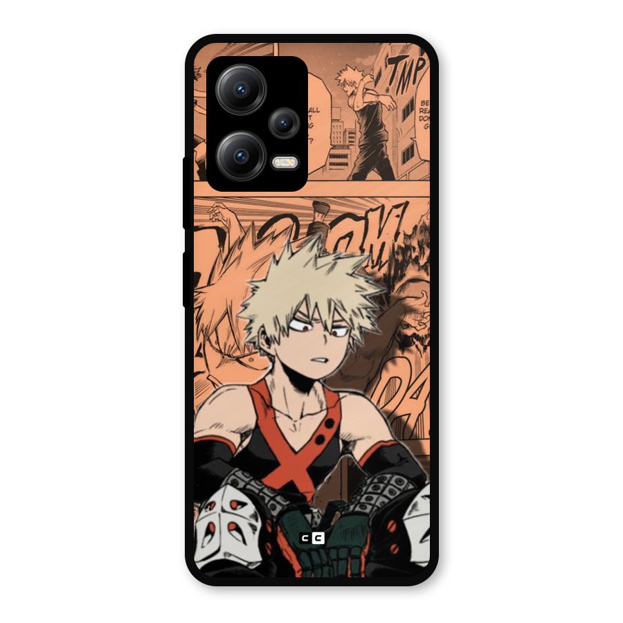 Bakugo Anime Manga Metal Back Case for Redmi Note 12 5G