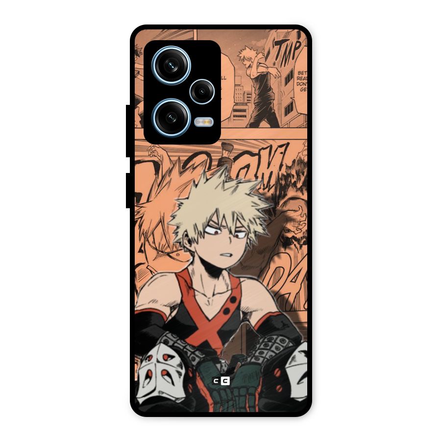 Bakugo Anime Manga Metal Back Case for Redmi Note 12 Pro