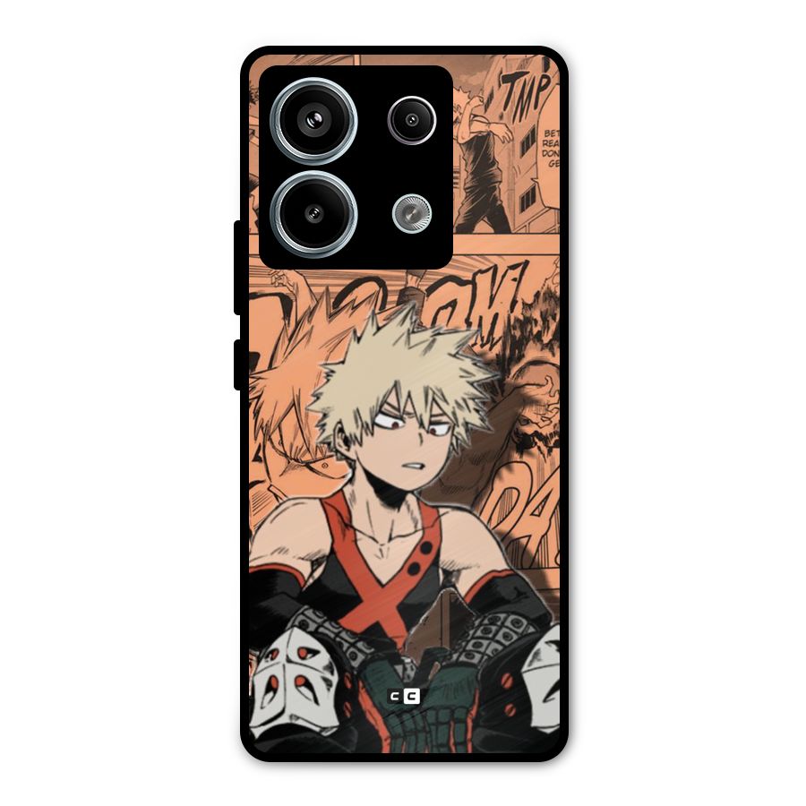 Bakugo Anime Manga Metal Back Case for Redmi Note 13 Pro 5G