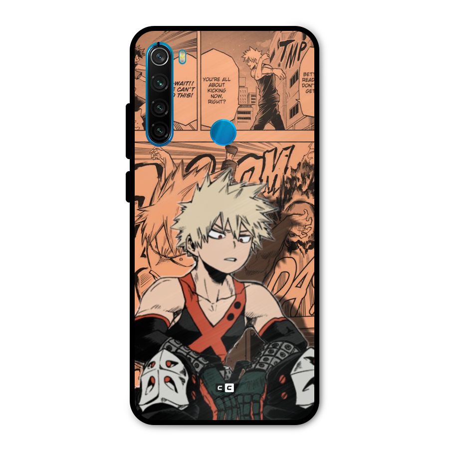 Bakugo Anime Manga Metal Back Case for Redmi Note 8