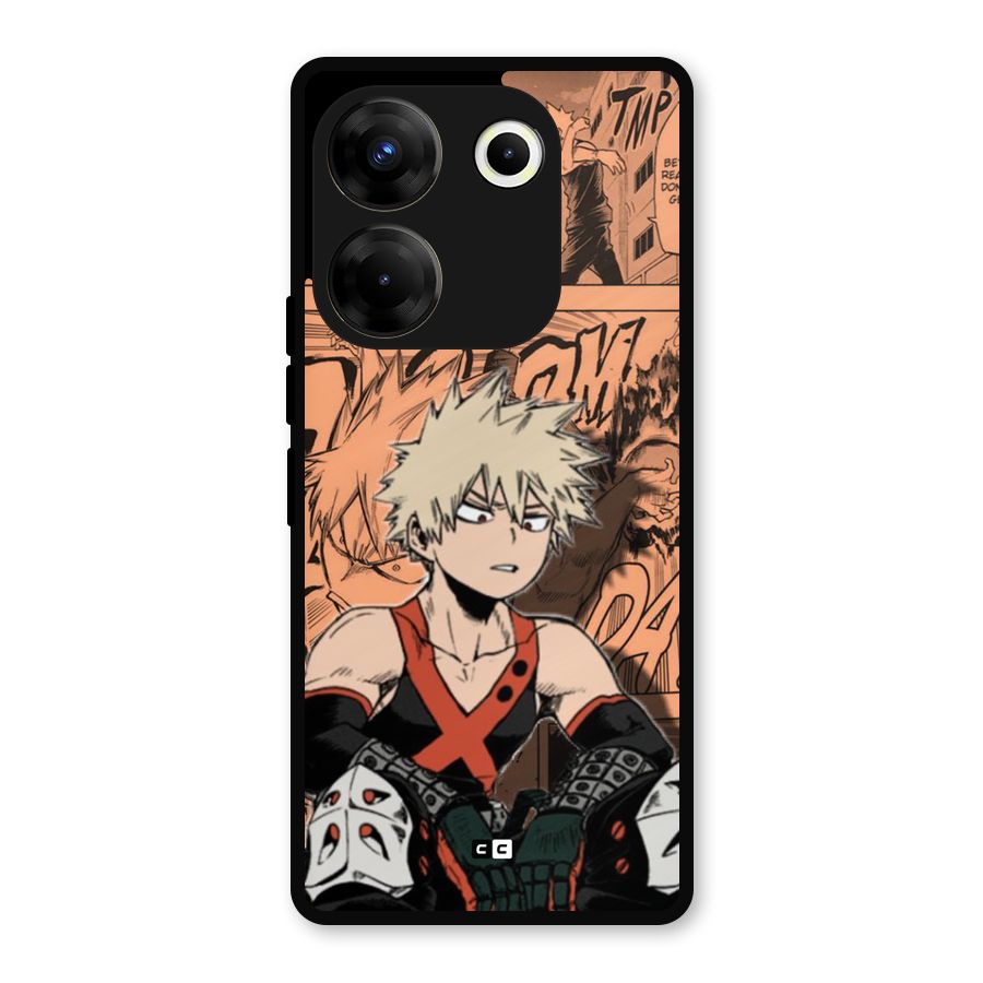 Bakugo Anime Manga Metal Back Case for Tecno Camon 20 Pro