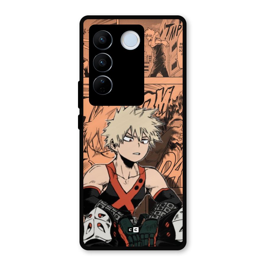 Bakugo Anime Manga Metal Back Case for Vivo V27
