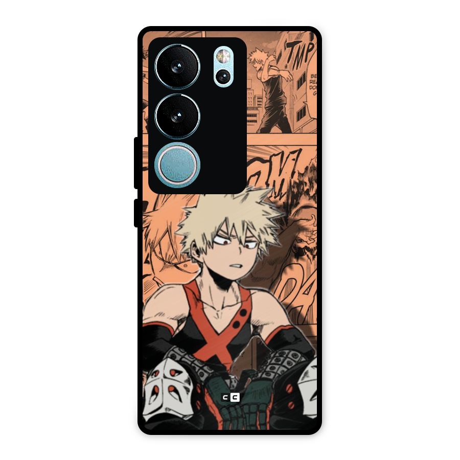Bakugo Anime Manga Metal Back Case for Vivo V29 Pro