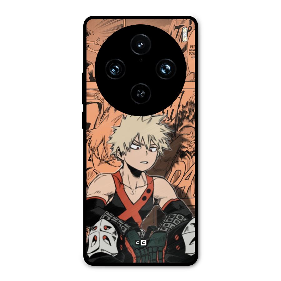 Bakugo Anime Manga Metal Back Case for Vivo X100 Pro