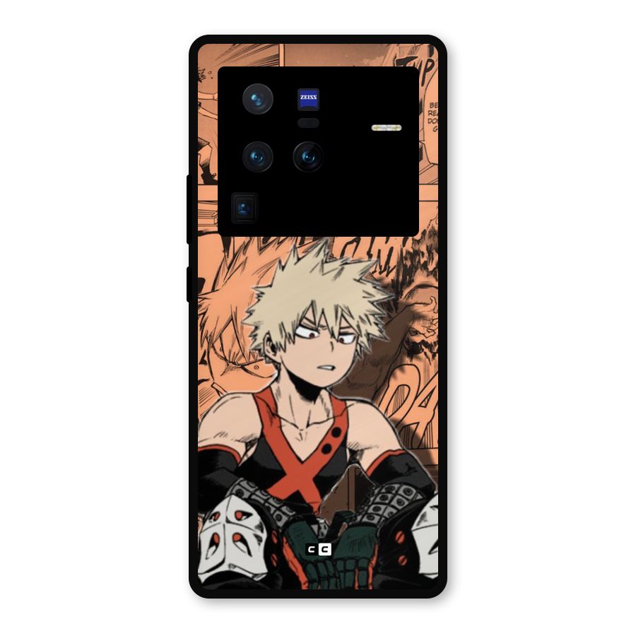 Bakugo Anime Manga Metal Back Case for Vivo X80 Pro