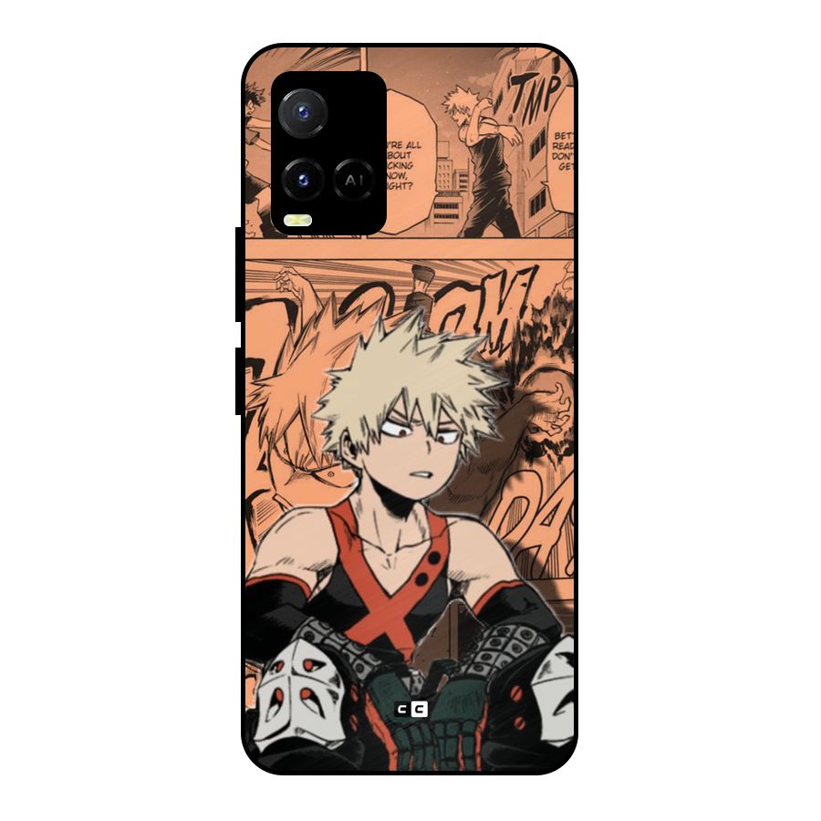 Bakugo Anime Manga Metal Back Case for Vivo Y21