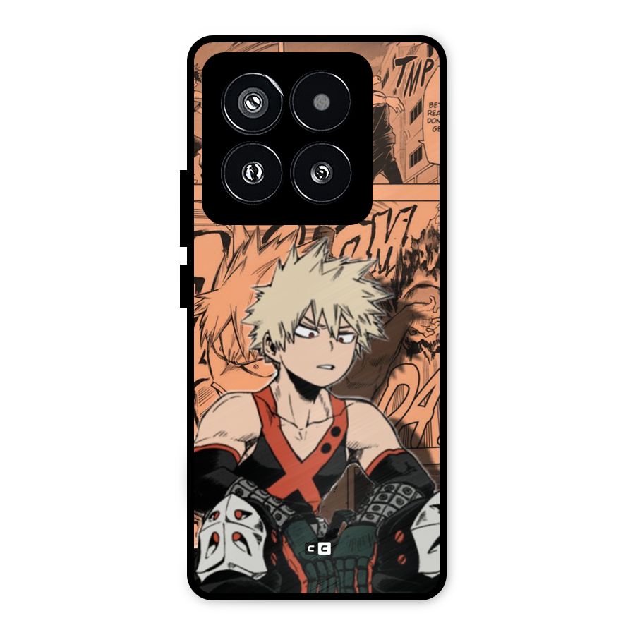 Bakugo Anime Manga Metal Back Case for Xiaomi 14 Pro
