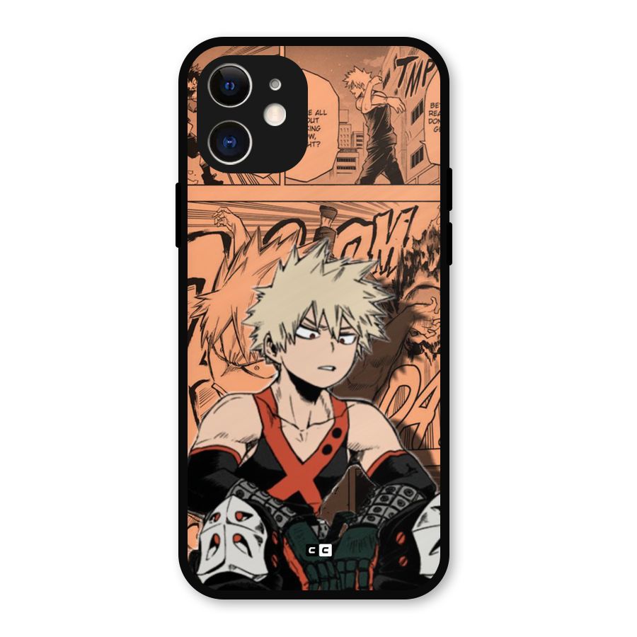 Bakugo Anime Manga Metal Back Case for iPhone 12