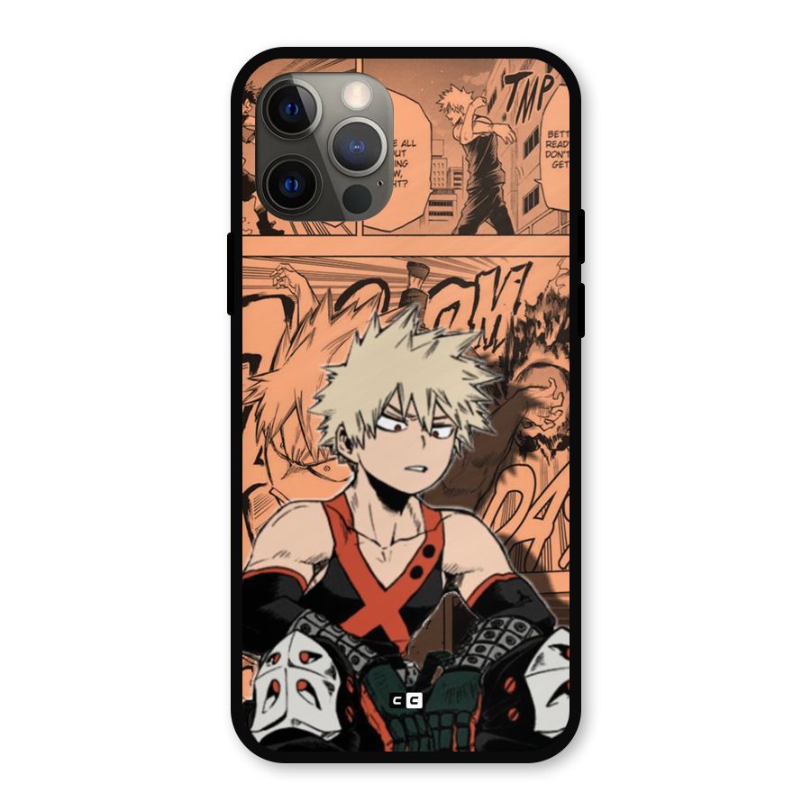 Bakugo Anime Manga Metal Back Case for iPhone 12 Pro