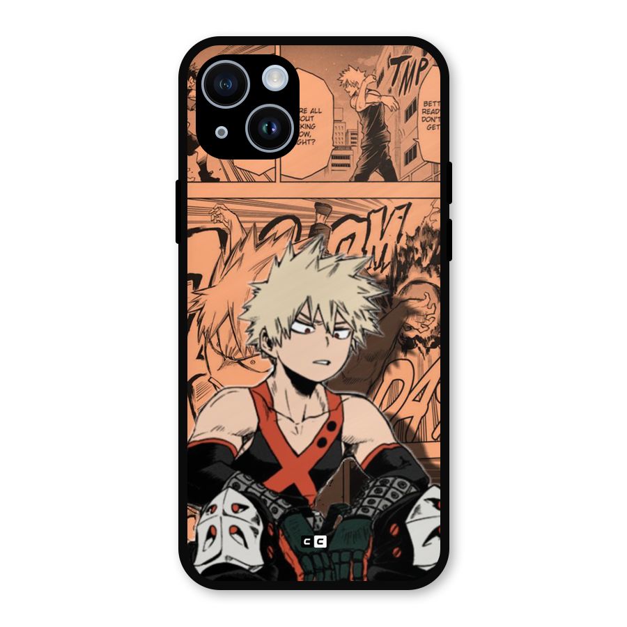 Bakugo Anime Manga Metal Back Case for iPhone 14