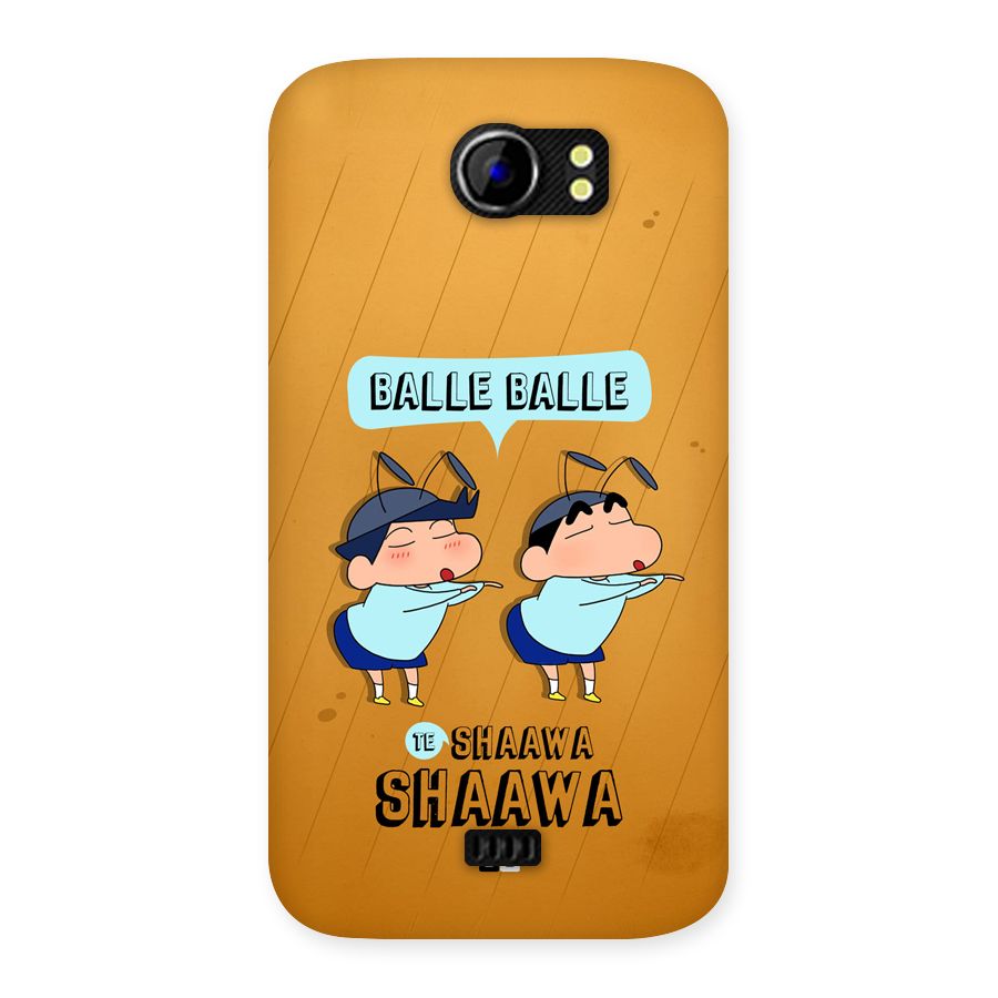 Balle Balle Shinchan Back Case for Canvas 2 A110