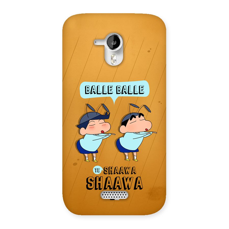 Balle Balle Shinchan Back Case for Canvas HD A116
