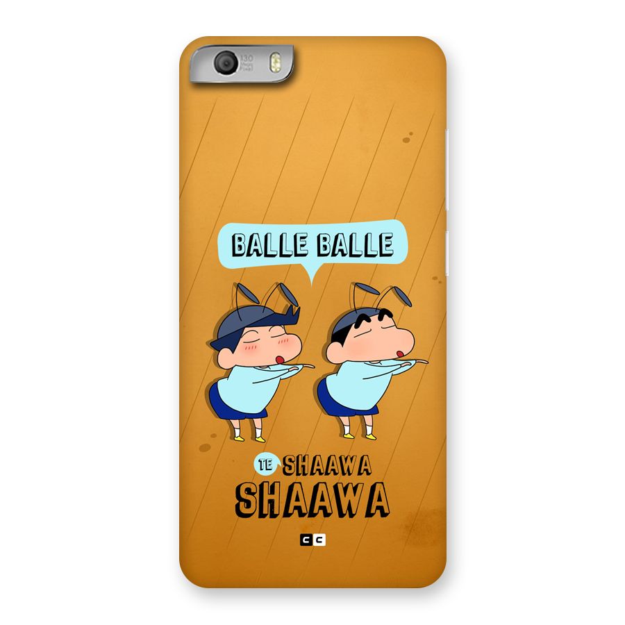 Balle Balle Shinchan Back Case for Canvas Knight 2