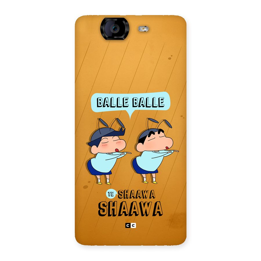 Balle Balle Shinchan Back Case for Canvas Knight A350