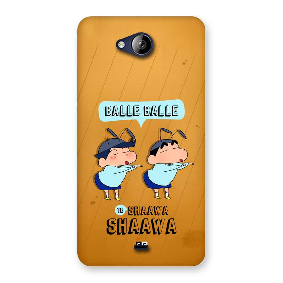 Balle Balle Shinchan Back Case for Canvas Play Q355