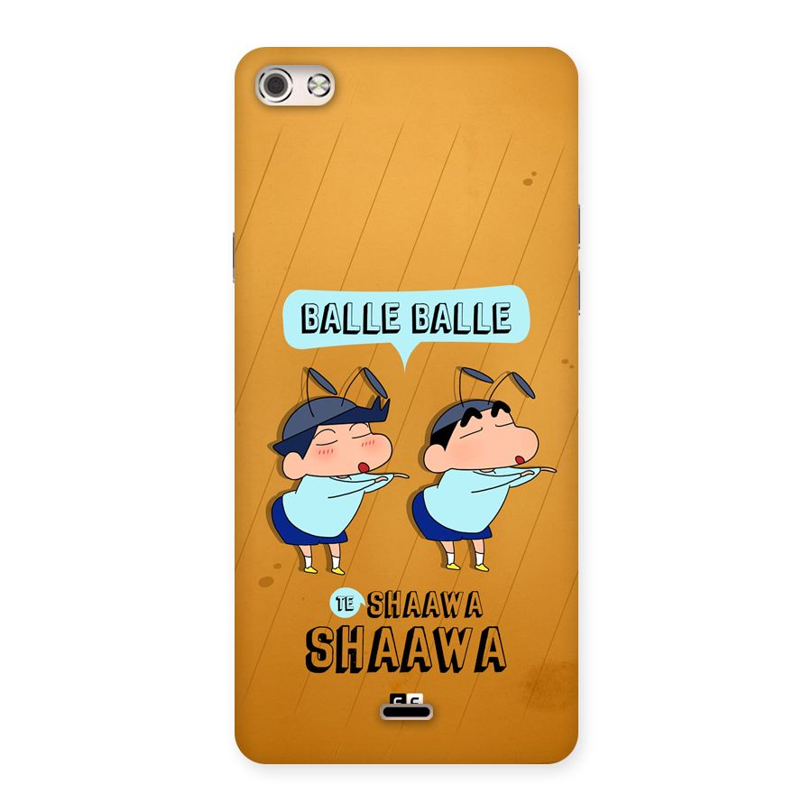 Balle Balle Shinchan Back Case for Canvas Silver 5
